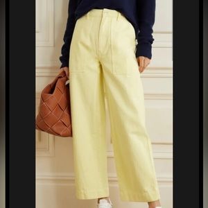 Alex Mill Yellow Wide Leg Pants